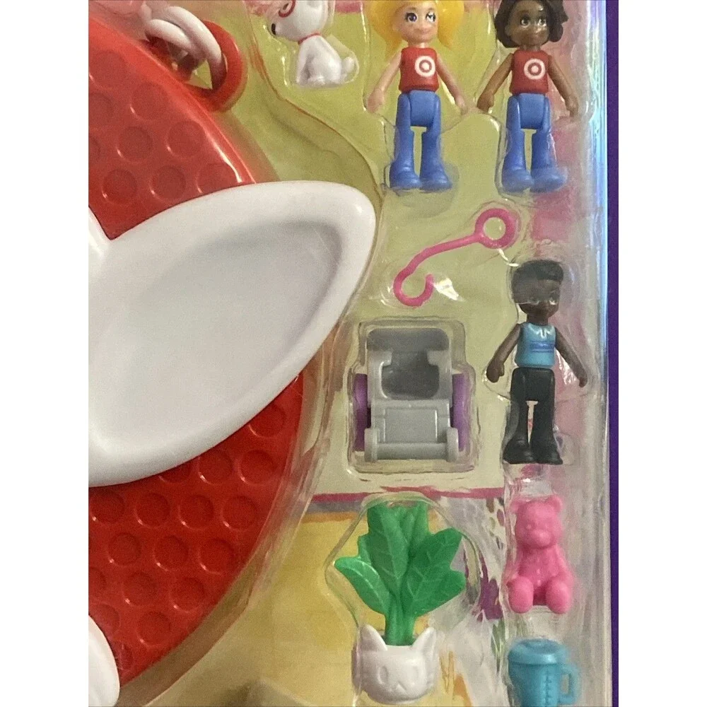 Polly Pocket TARGET BULLSEYE ADVENTURE Exclusive Playset NWT Doll Mini - Picture 7 of 13